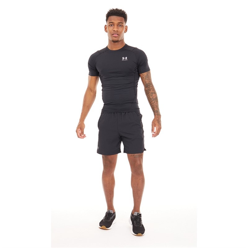 Under Armour Herre UA Vanish Woven 6 Tommer Shorts Sort/Pitch Grå - Billede 4