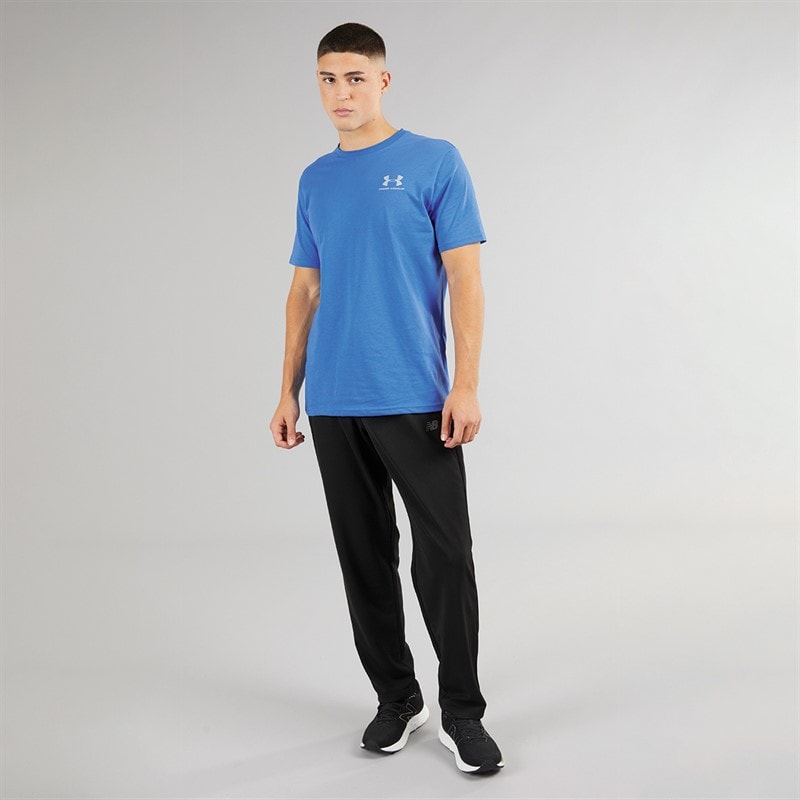 Under Armour Herre UA Sportstyle Venstre Bryst Kortærmet T-shirt Blå Atlantis/Blå Rolig - Billede 3