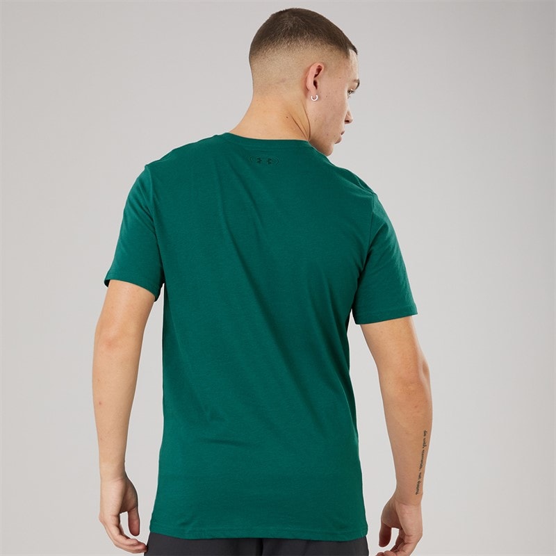 Under Armour Herre UA Sportstyle venstre bryst kortærmet T-shirt Rack Green/Arden Green - Billede 2