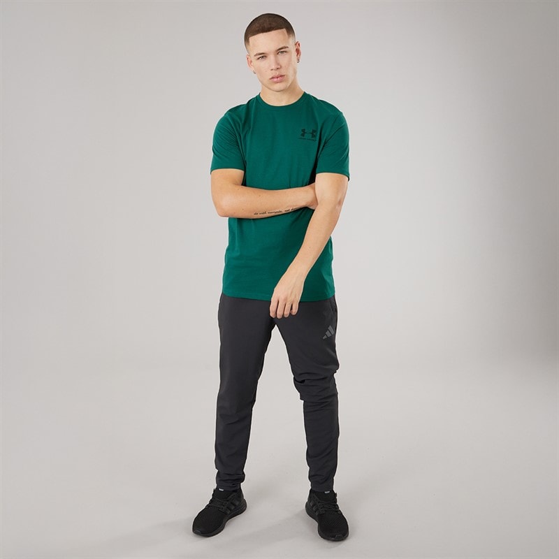 Under Armour Herre UA Sportstyle venstre bryst kortærmet T-shirt Rack Green/Arden Green - Billede 4