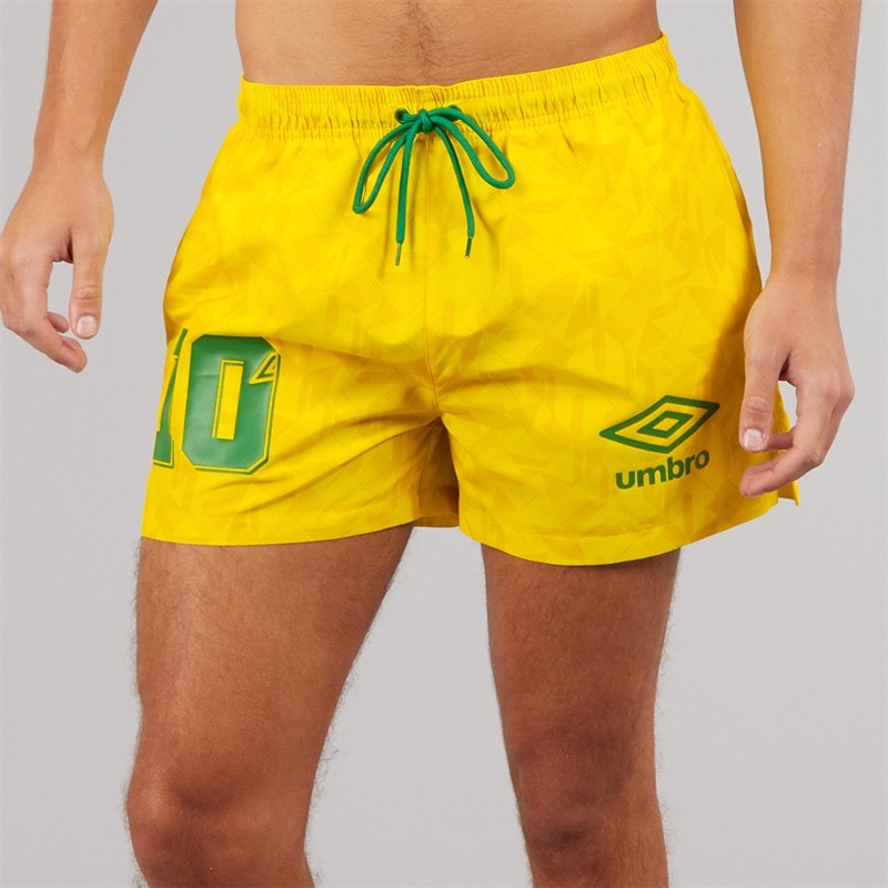 Umbro Herre Racer Svømme Shorts Gul/Grøn