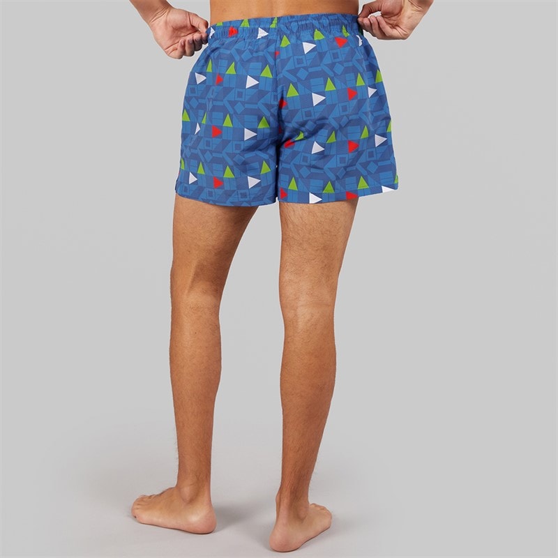 Umbro Herre Racer Svømme Shorts Blå/Rød/Grøn/Hvid - Billede 2