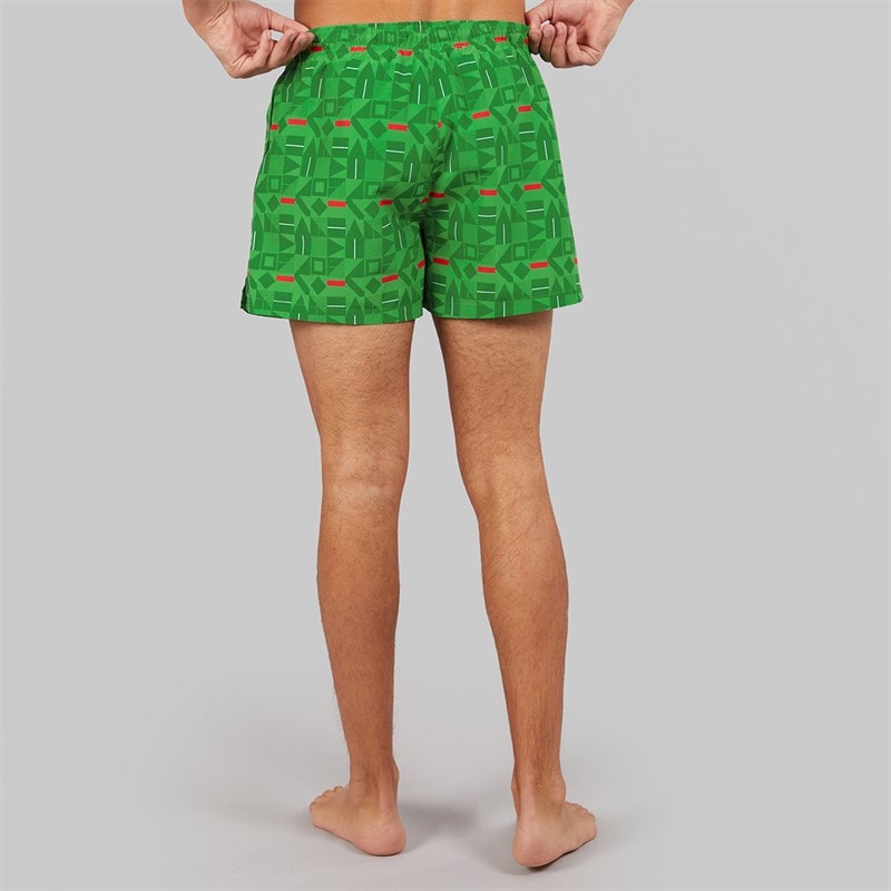 Umbro Herre Racer Svømme Shorts Grøn/Rød/Hvid - Billede 2