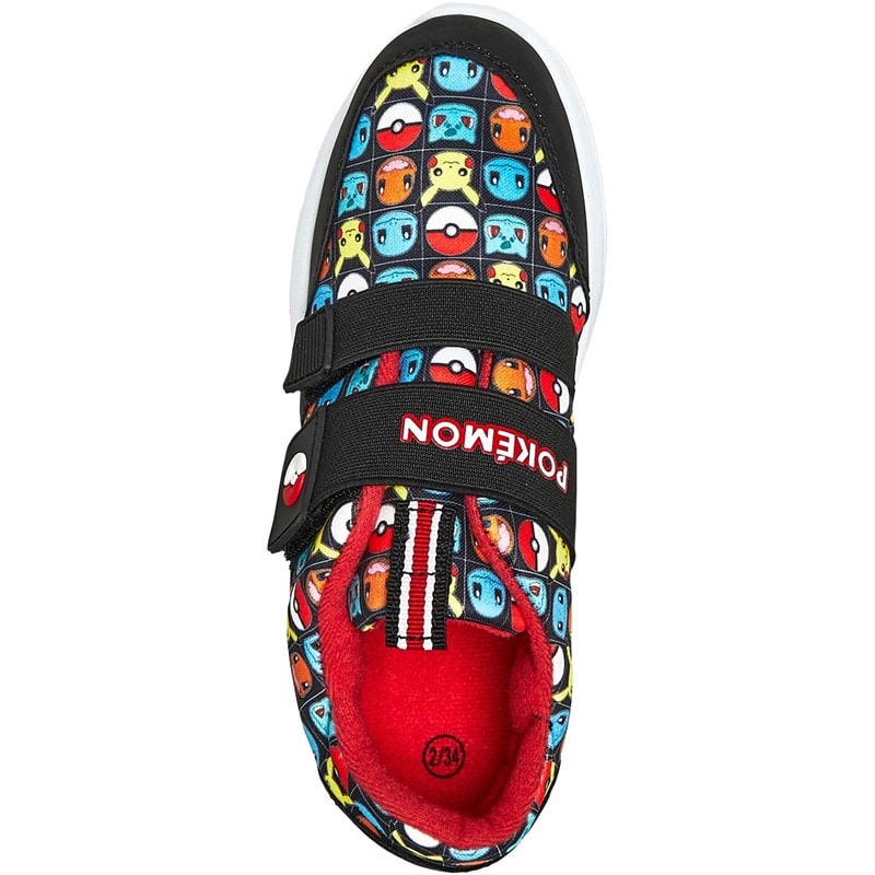 Pokemon Drenge Hinata Sneakers Sort/Multi - Billede 4