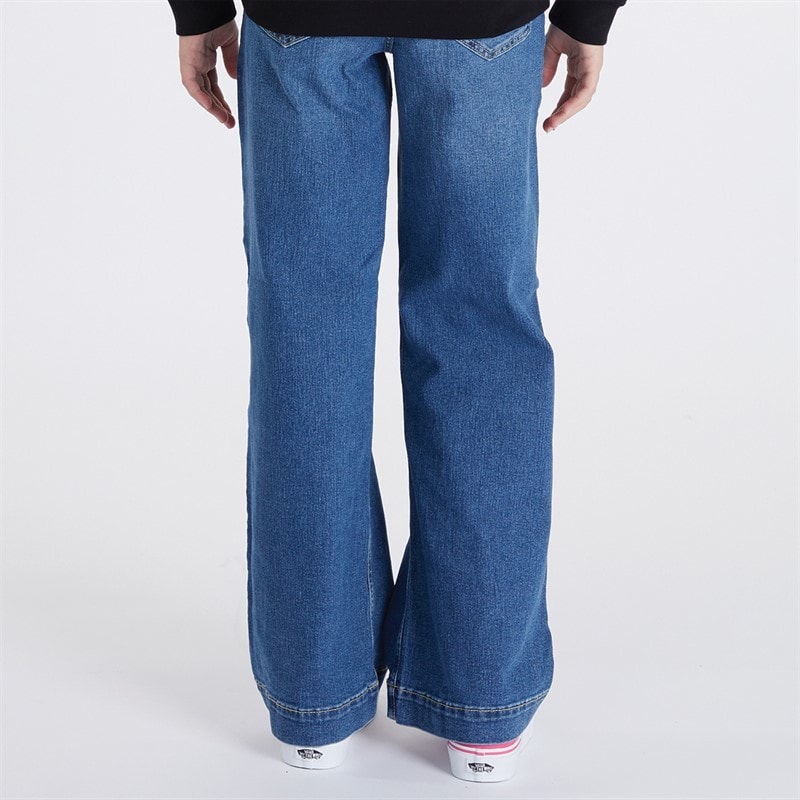 Vero Moda Jeans til Piger Daisy Wide Blå Denim - Billede 2