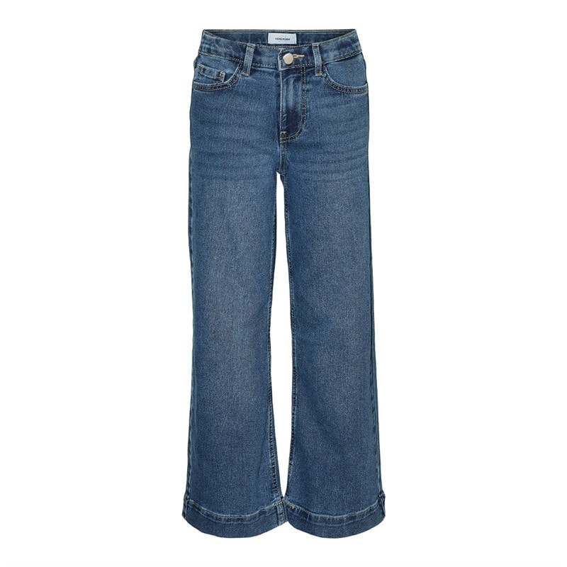 Vero Moda Jeans til Piger Daisy Wide Blå Denim - Billede 3