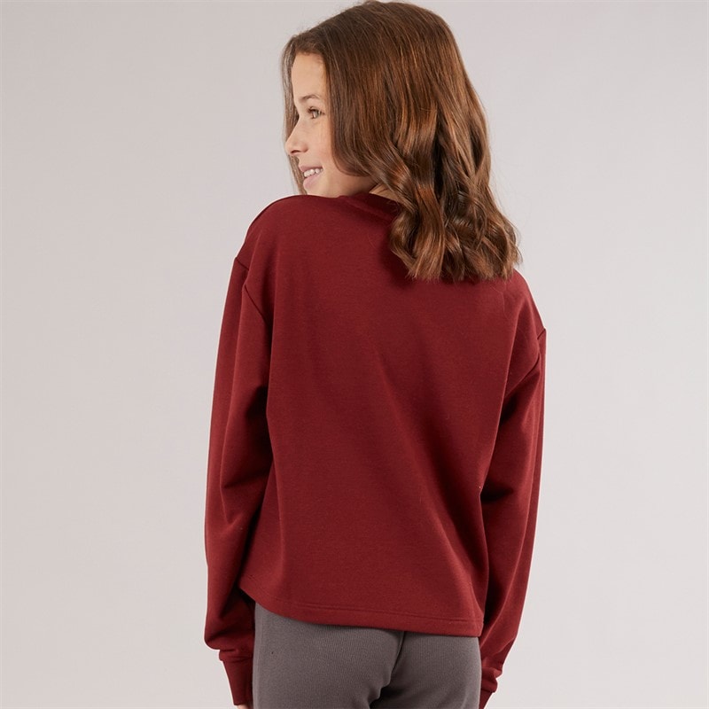 Vero Moda Piger New York Sweatshirt C-12 Syrah/New York/Niagara Falls C-12 Syrah_New York & Niagara Falls - Billede 2