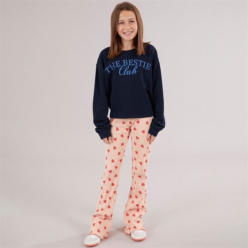 Vero Moda Piger Linsey Sweatshirt Navy Blazer The Bestie Club - Billede 3