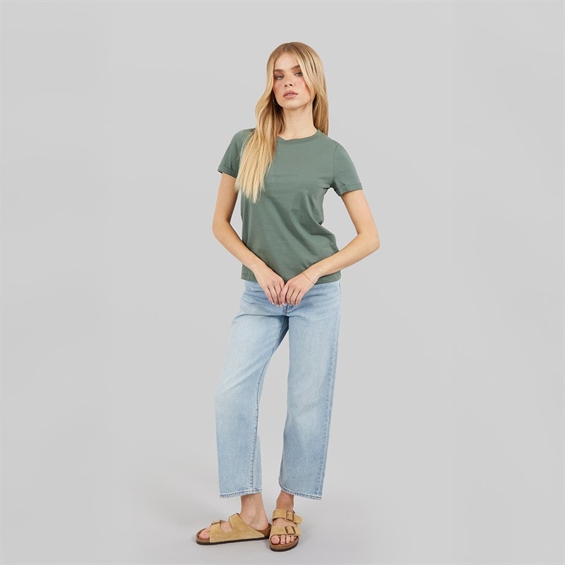 Vero Moda Dame Paula T Shirt Laurel Wreath - Billede 3