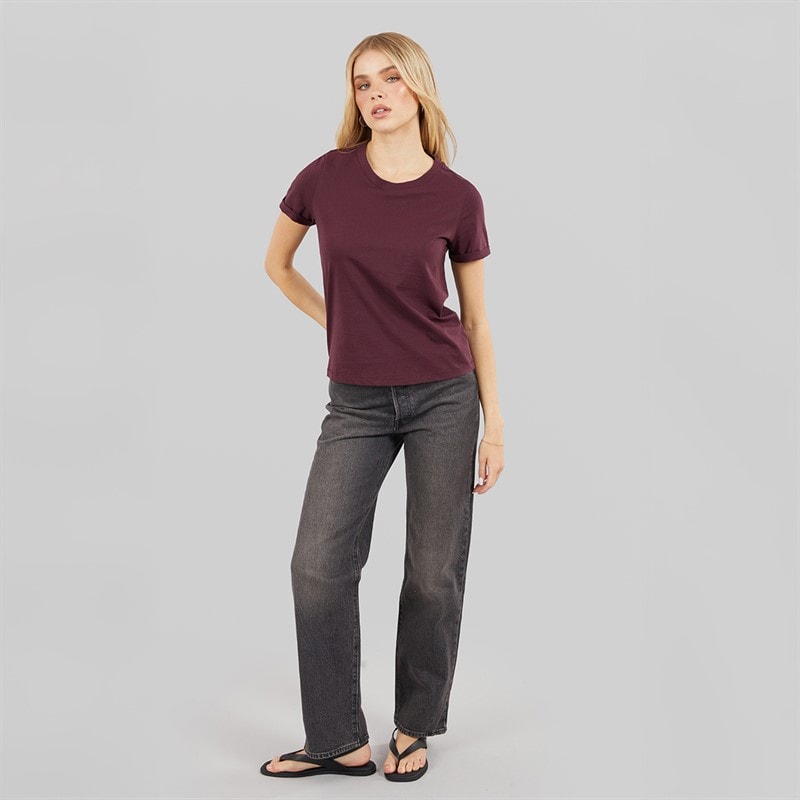 Vero Moda Dame Paula T Shirt Wine Tasting - Billede 3