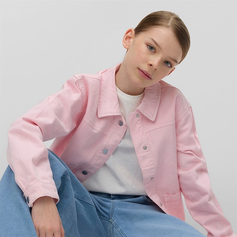 Vero Moda Piger Jamie Skjorte jakke Parfait Pink
