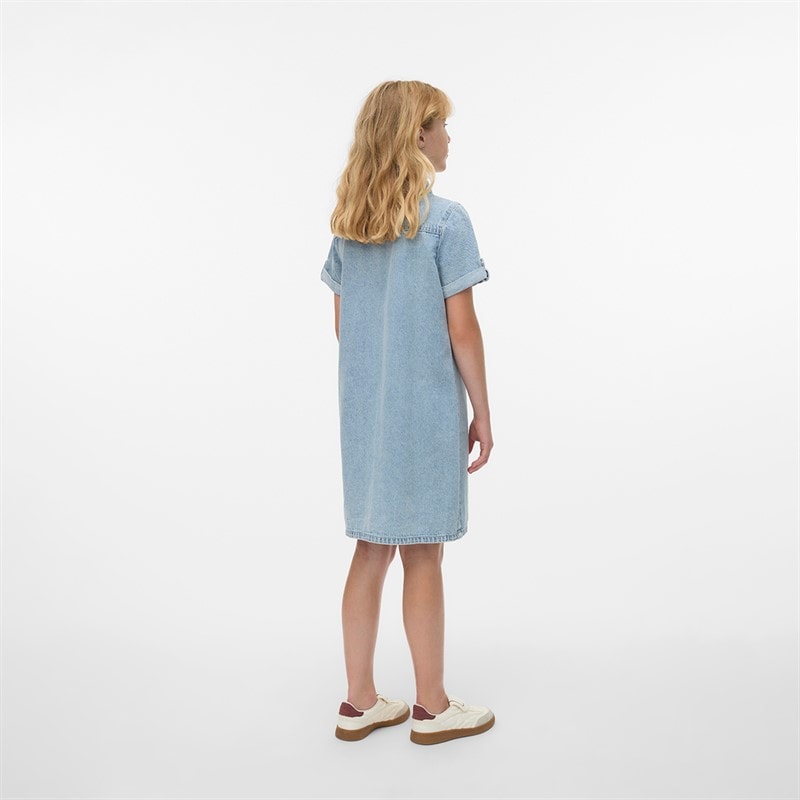 Vero Moda Piger Daisy Vide Ben Jeans Lyseblå denim - Billede 3