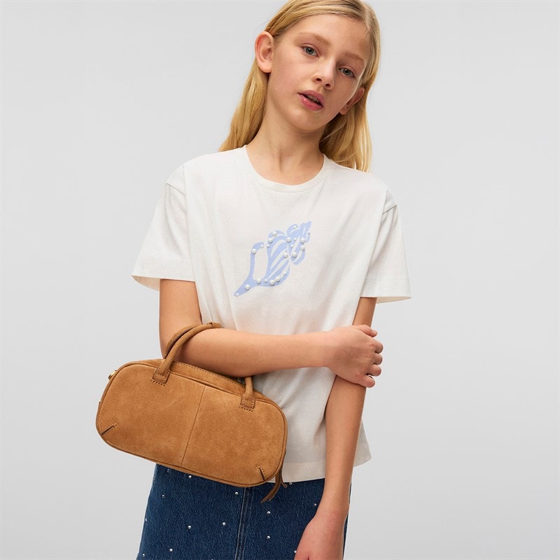 Vero Moda Piger Palma Mette T Shirt Sne hvid