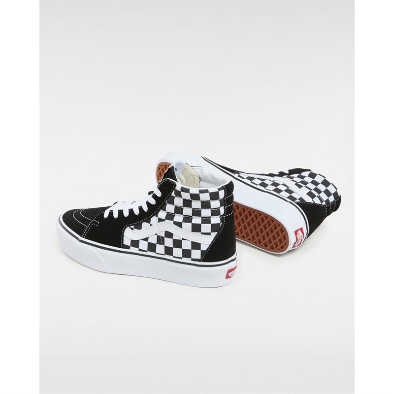 Vans Sk8-Hi Platform 2 Ternet Sneakers Ternet/Sandhvid - Billede 2