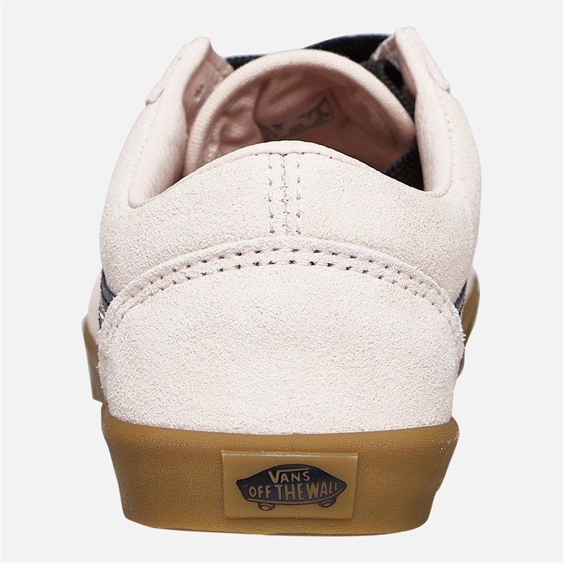 Vans Dame Old Skool Lowpro Ruskind Sneakers Fersken Blush - Billede 3