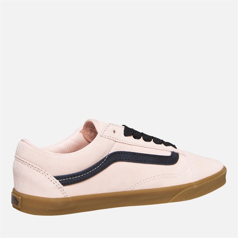 Vans Dame Old Skool Lowpro Ruskind Sneakers Fersken Blush - Billede 5