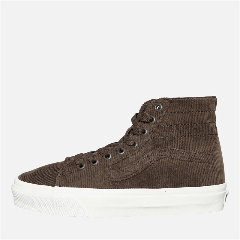 Vans Dame Sk8-Hi Taperede Corduroy Sko Turkisk Kaffe - Billede 1