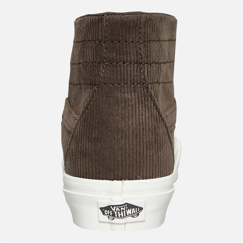 Vans Dame Sk8-Hi Taperede Corduroy Sko Turkisk Kaffe - Billede 3