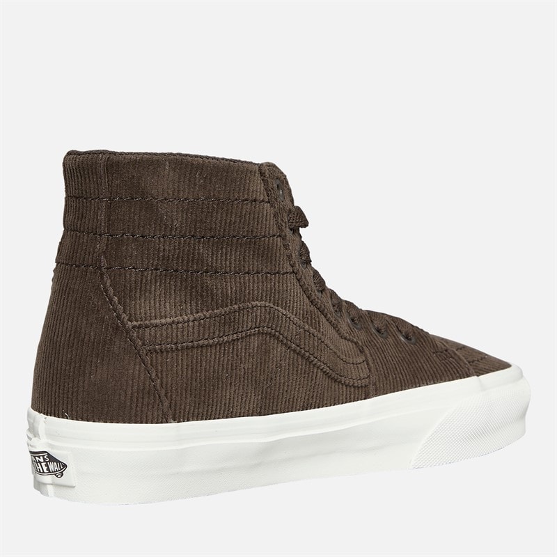 Vans Dame Sk8-Hi Taperede Corduroy Sko Turkisk Kaffe - Billede 5