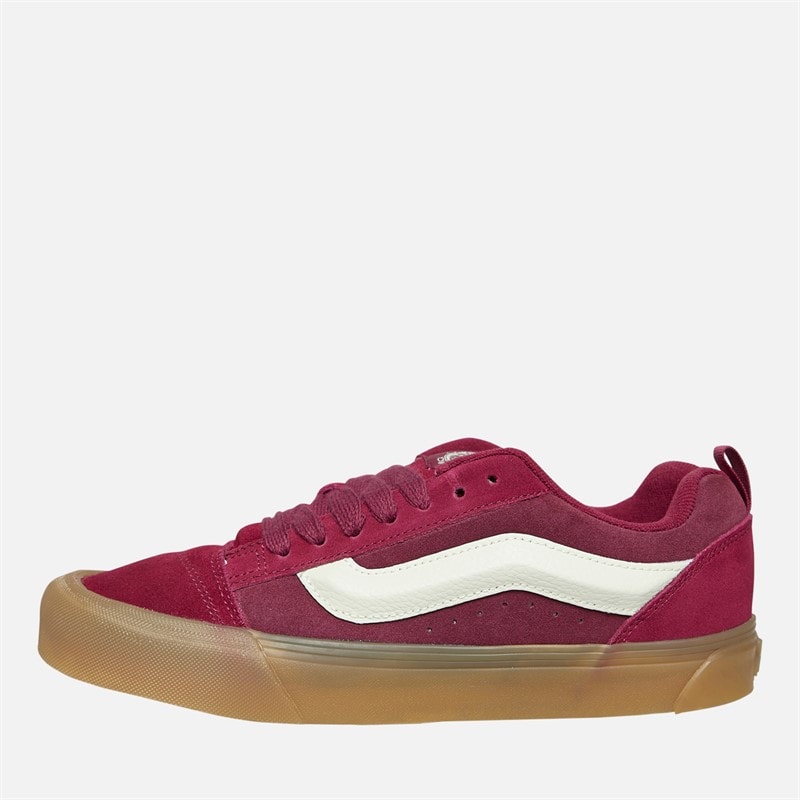 Vans Herre Knu Skool Træningssko Mørkerød/Gum - Billede 1