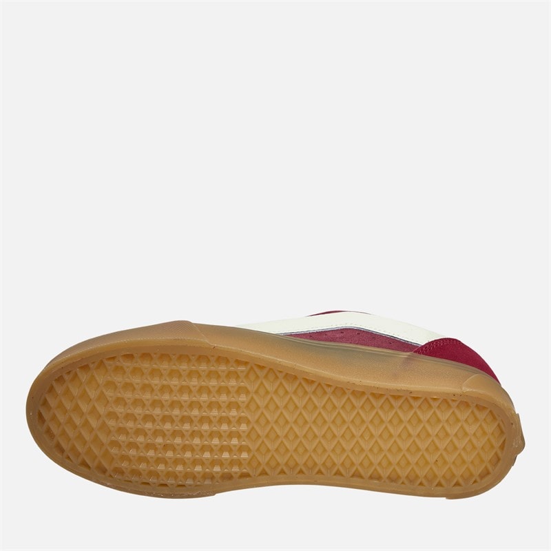 Vans Herre Knu Skool Træningssko Mørkerød/Gum - Billede 2