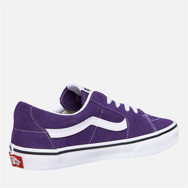 Vans Junior Sk8-Low ruskind sneakers gotisk drue - Billede 5