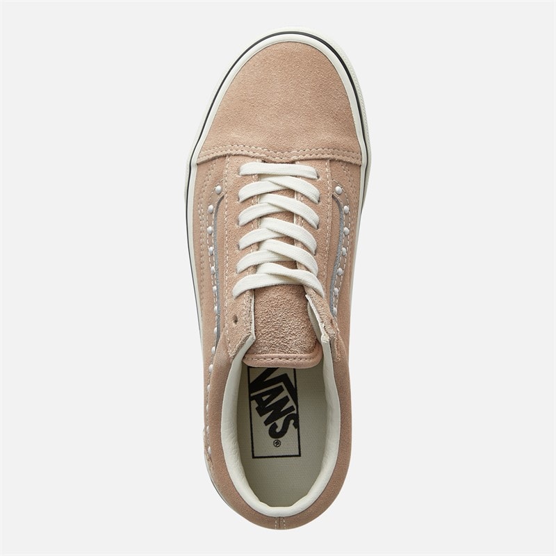 Vans Dame Old Skool Træningssko Warm Taupe - Billede 4