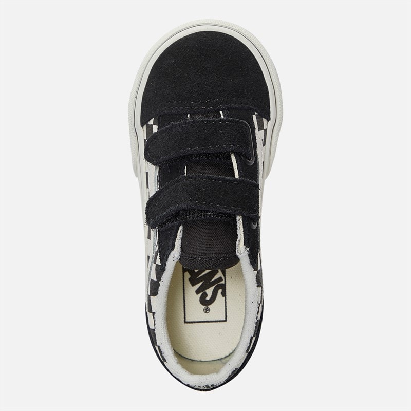 Vans spædBørn Old Skool Velcro Træningssko Sort - Billede 4