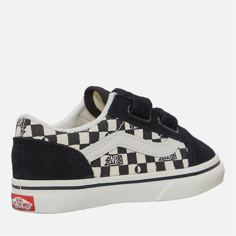 Vans spædBørn Old Skool Velcro Træningssko Sort - Billede 5