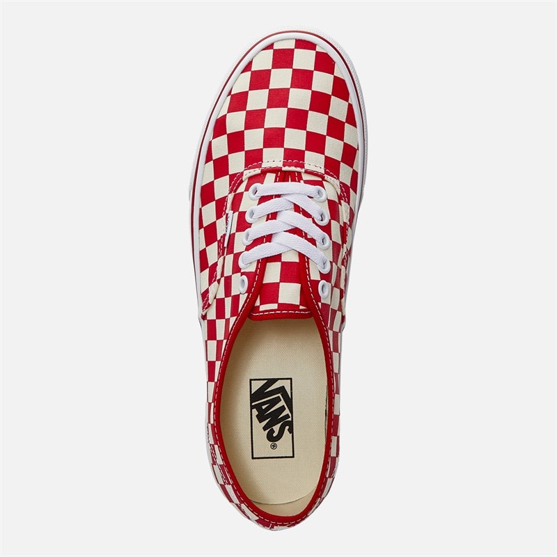Vans Autentiske ternede sneakers Racing rød/Hvid - Billede 4