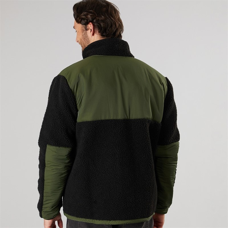 Resteröds Herre Panel Lynlås Fleece Grøn - Billede 2