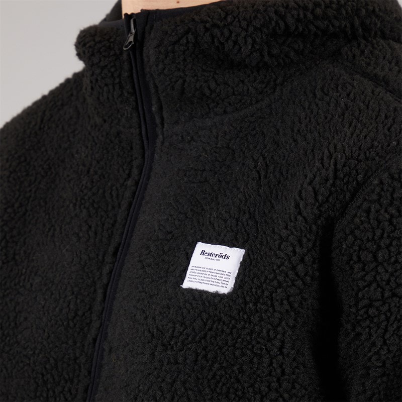 Resteröds Herre Fleece Hættejakke Sort - Billede 3