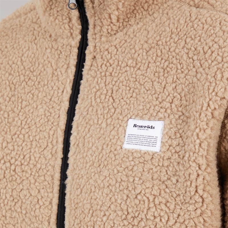 Resteröds Herre Fleece Jakke Sand - Billede 3