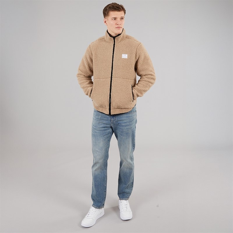 Resteröds Herre Fleece Jakke Sand - Billede 4