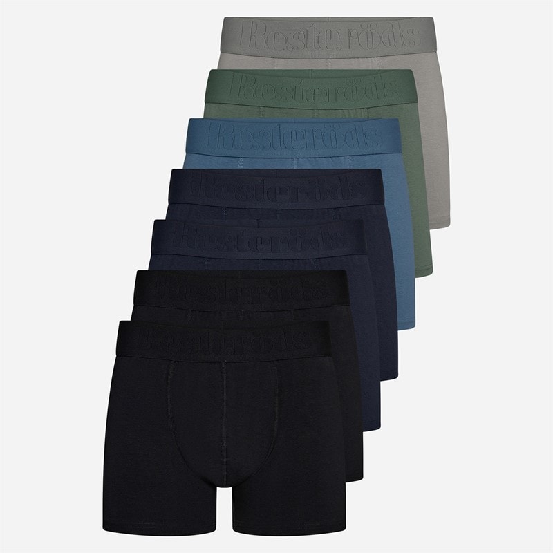 Resteröds Herre Gunnar Syv Pak Boxer Shorts Multicolour