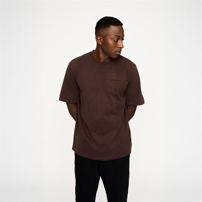 Resteröds Herre T-shirt med print Brun - Billede 2