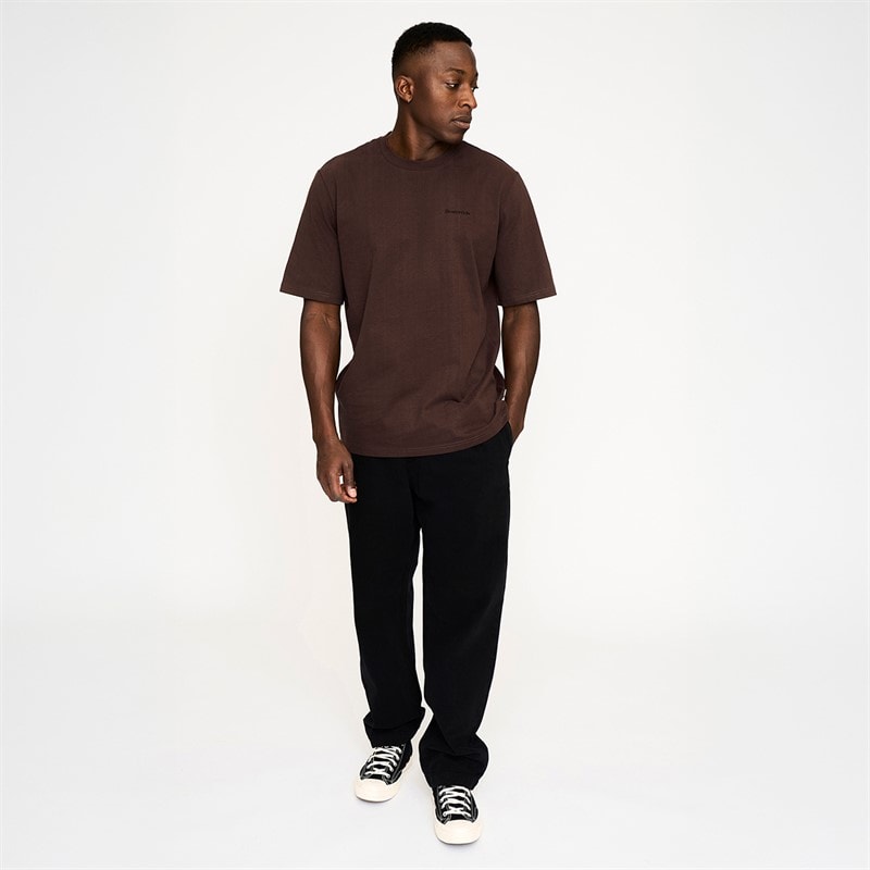 Resteröds Herre T-shirt med print Brun - Billede 4