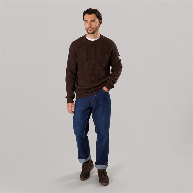 Resteröds Herre Strikket Pullover Brun - Billede 4