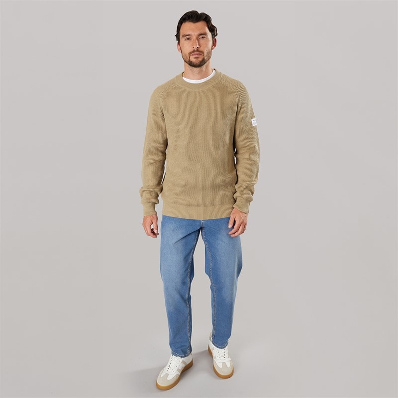 Resteröds Herre Strikket Pullover Sand - Billede 3