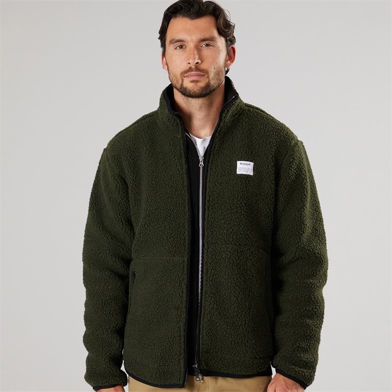 Resteröds Herre Fleece Jakke Grøn - Billede 1