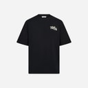 Resteröds Herre Tas Brystprint T Shirt Sort