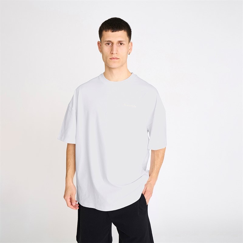Resteröds Herre Tas Print T-shirt Hvid - Billede 2