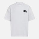 Resteröds Herre Tas Brystprint T Shirt Hvid