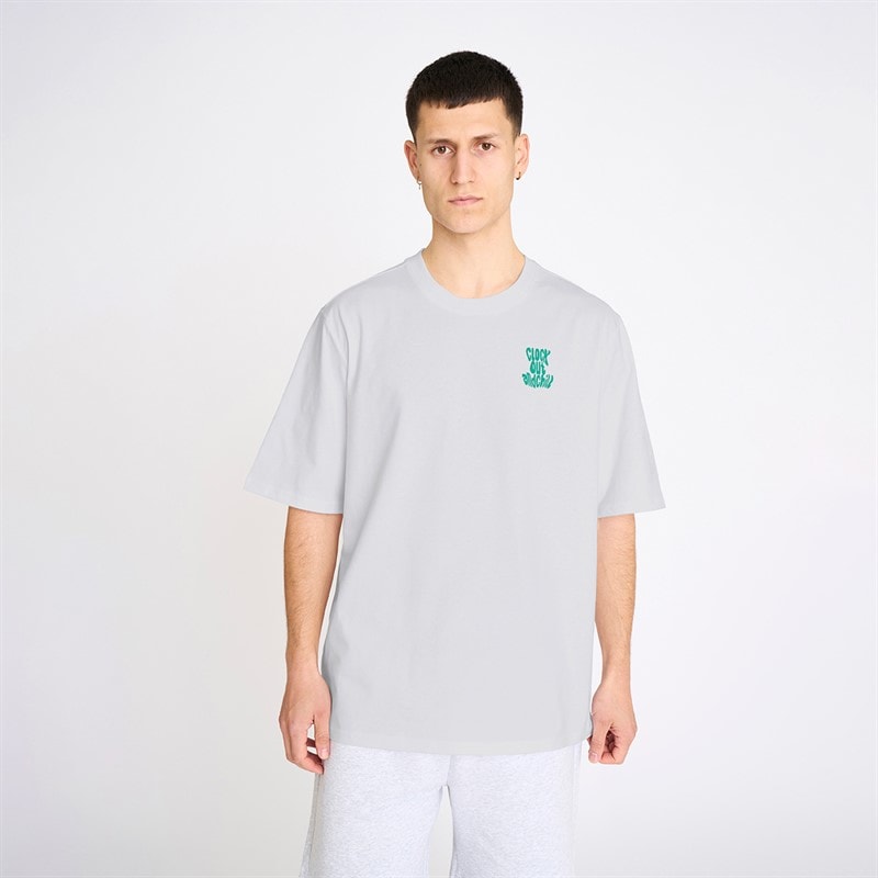 Resteröds Herre Tas Print T-shirt Hvid - Billede 2