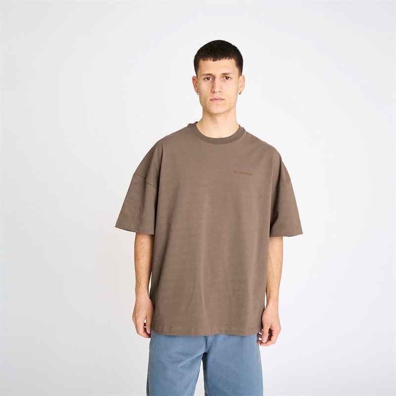 Resteröds Herre Tas Print T-shirt Brun - Billede 2