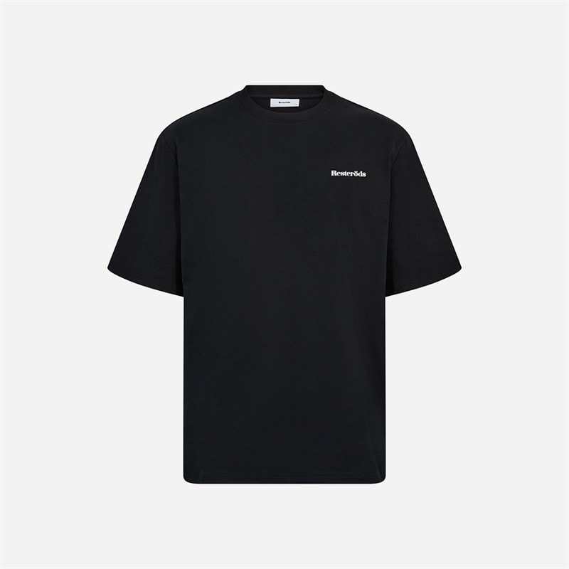 Resteröds Herre Tas Print T-shirt Sort - Billede 2