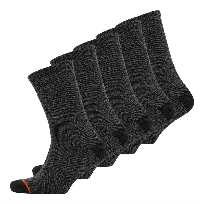 WEATHERPROOF Herre termiske strømper i 5-pak Sort - Billede 1