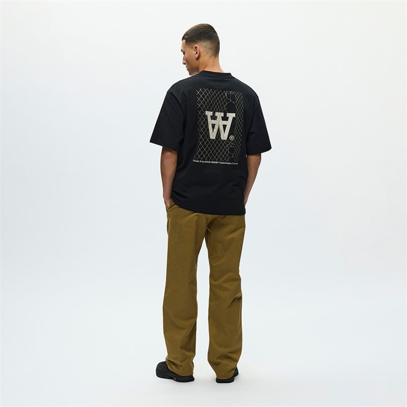 Wood Wood Herre Liam T-shirt Sort - Billede 3