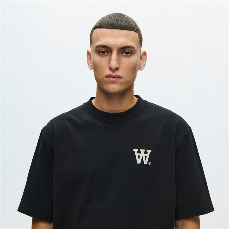 Wood Wood Herre Liam T-shirt Sort - Billede 4