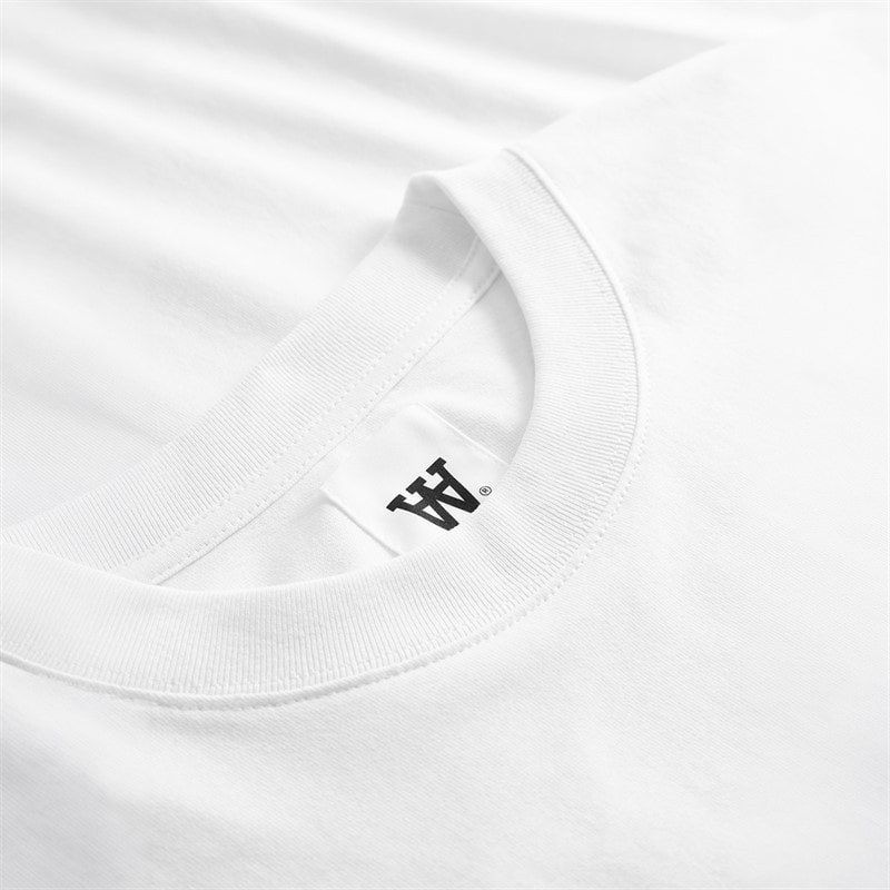 Wood Wood Herre Liam T-shirt Bright White Np - Billede 5